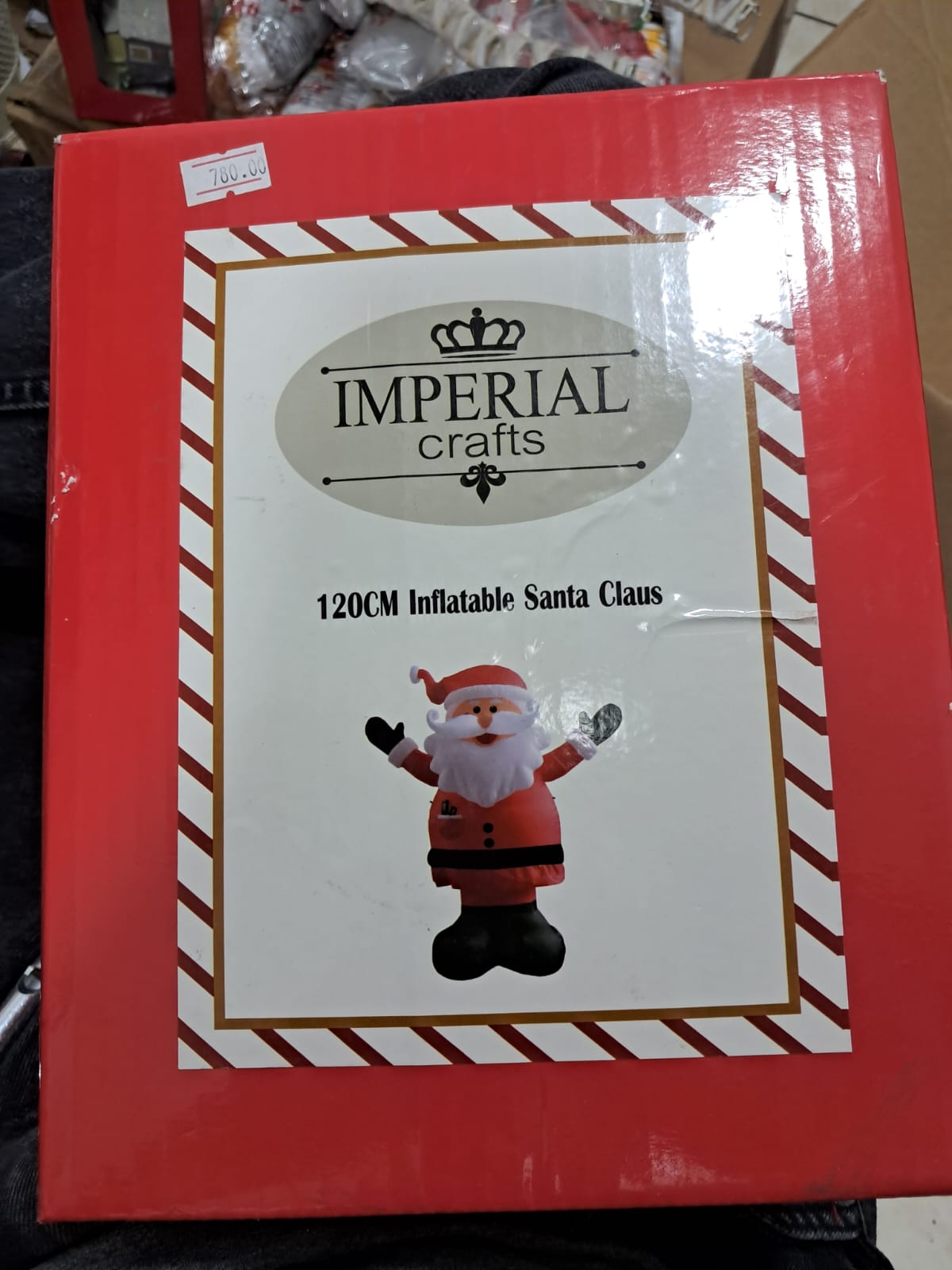 🎅 SANTA CLAUS INFLABLE 120 CM – IMPERIAL CRAFTS