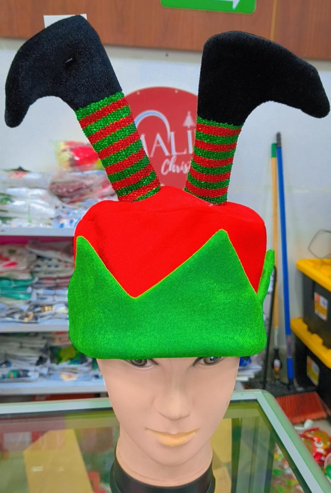 GORRO DE DUENDE PATAS ARRIBA