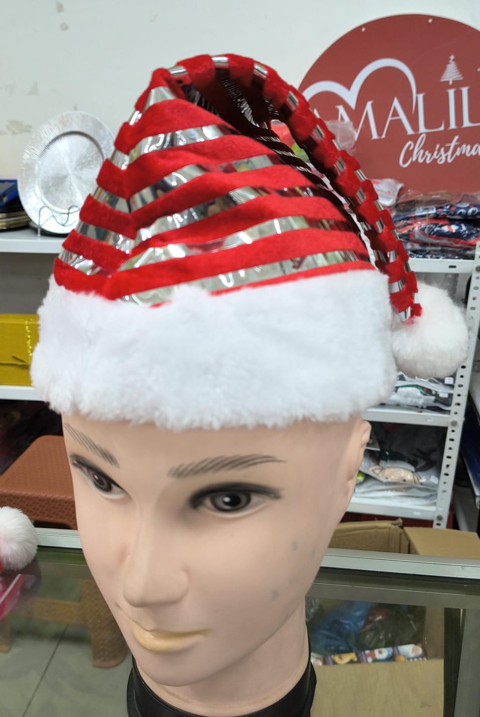 GORRO NAVIDAD RAYAS