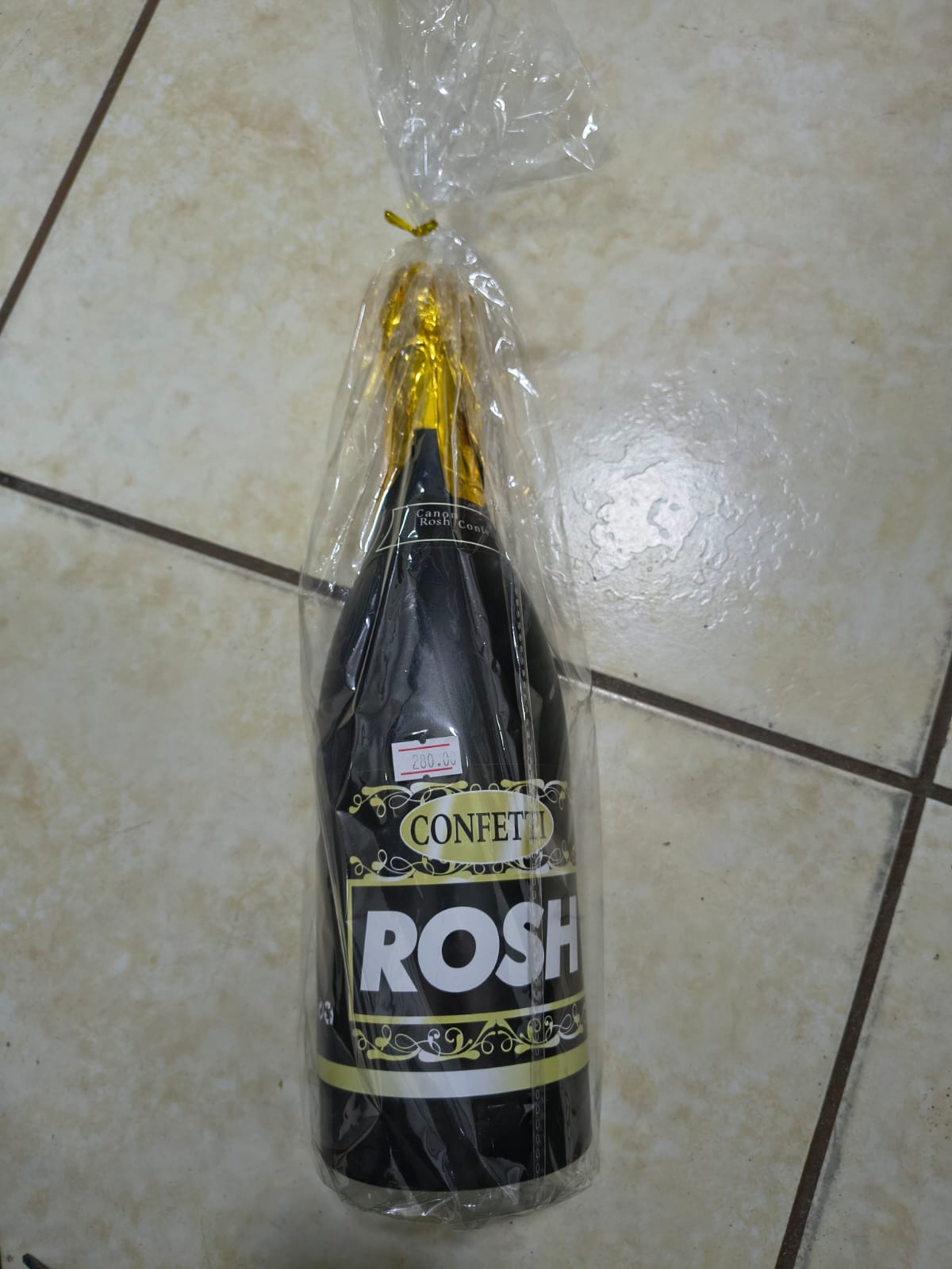 BOTELLA CONFFETTI