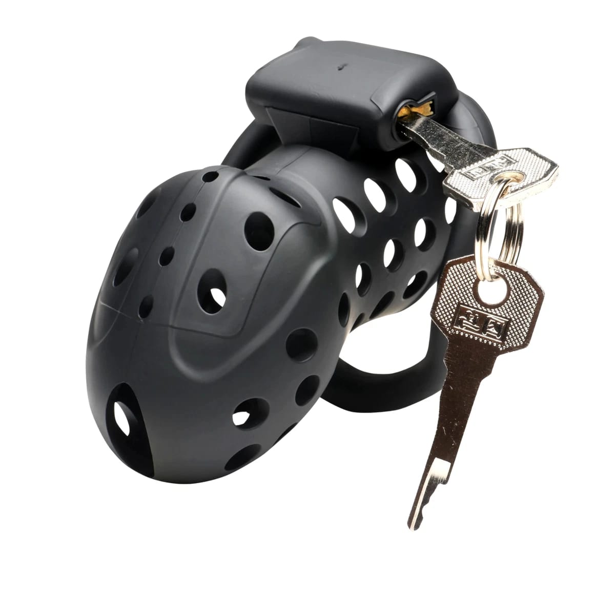Master Series – Lock Down Chastity Cage | Jaula de Castidad Masculina