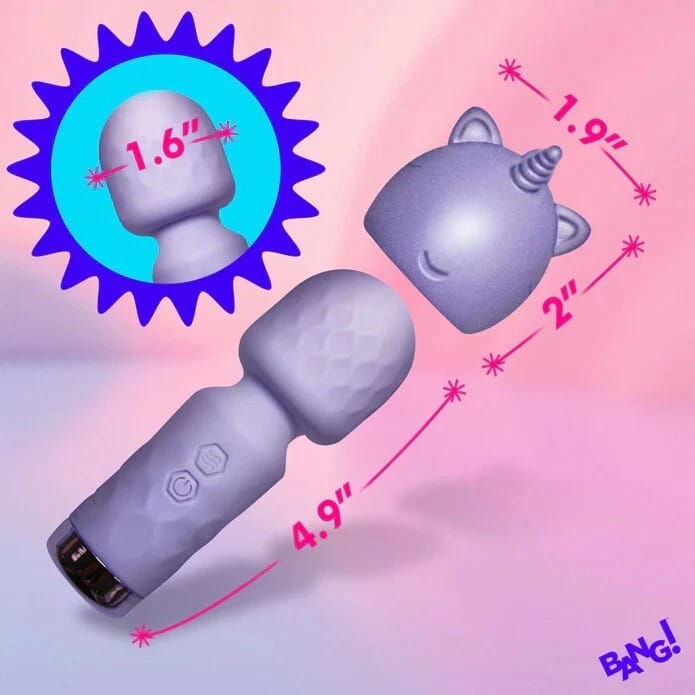 Vibrador Unicorn Silicone Wand – Bang!