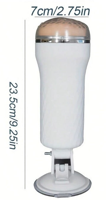 MASTURBADOR BLANCO CON SOPORTE