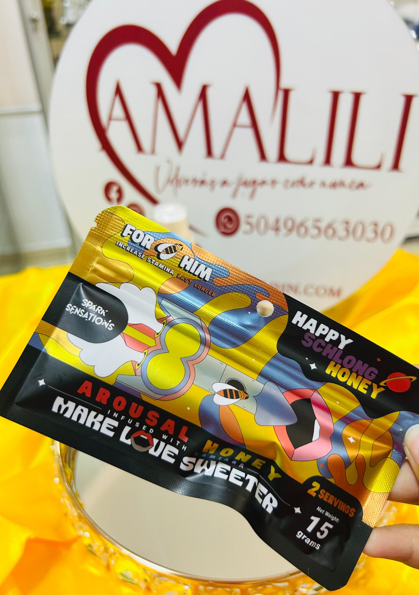 HAPPY SCHLONG HONEY-MIEL AFRODISIACA MASCULINA