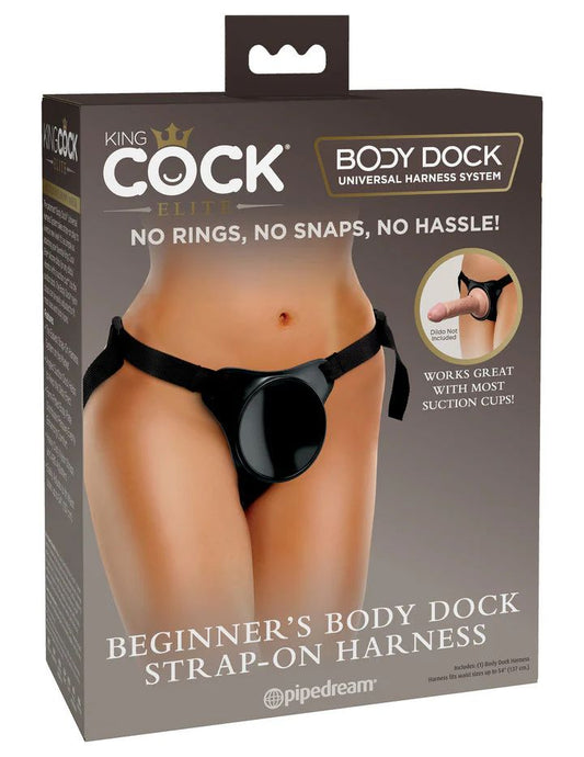 ARNÉS KING COCK ELITE BODY DOCK – STRAP-ON UNIVERSAL PARA PRINCIPIANTES