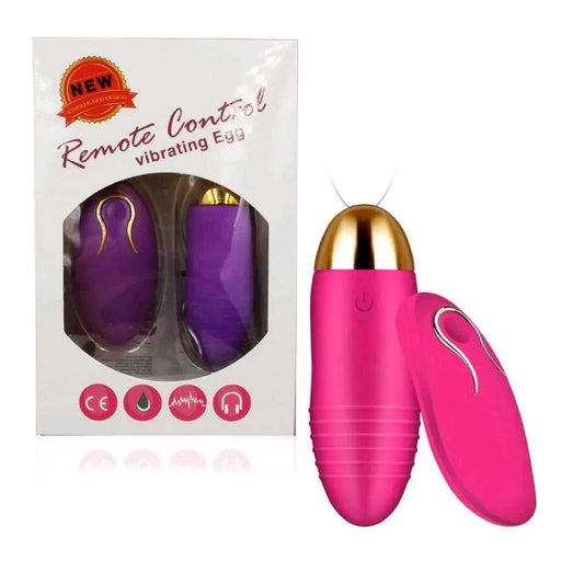 HUEVITO VIBRADOR CON CONTROL REMOTO RECARGABLE– 10 MODOS DE PLACER