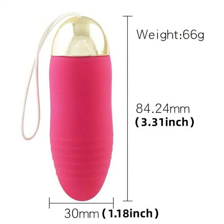 HUEVITO VIBRADOR CON CONTROL REMOTO RECARGABLE– 10 MODOS DE PLACER