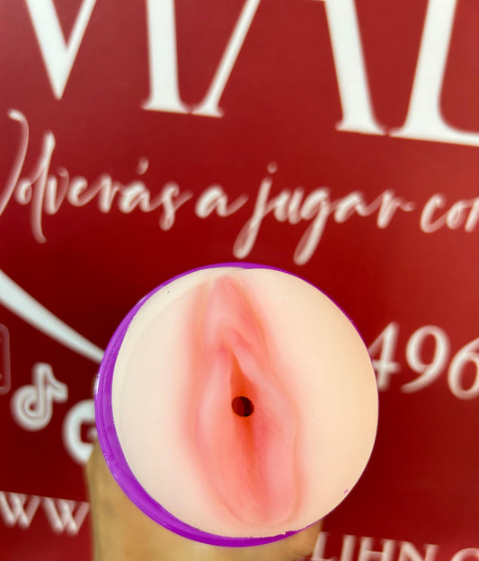 HUEVO MASTURBADOR MASCULINO DOBLE ENTRADA – VAGINA & ANAL EN ESTUCHE PORTÁTIL