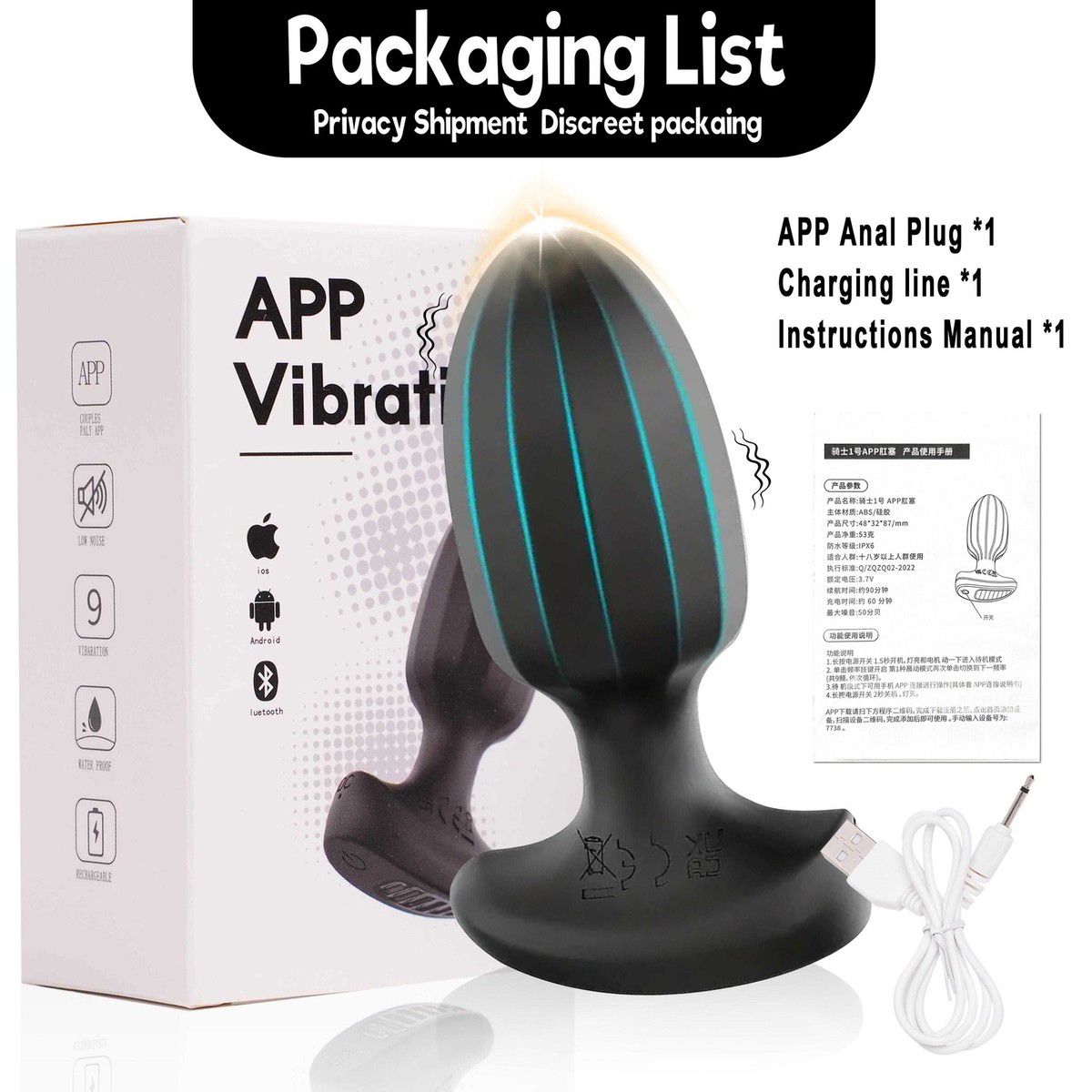 EL PEQUE PARA PRINCIPIANTES PLUG INTELIGENTE “APP VIBRATION MINI”