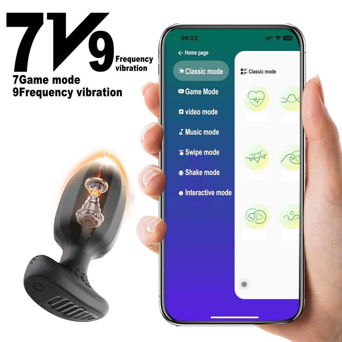 EL PEQUE PARA PRINCIPIANTES PLUG INTELIGENTE “APP VIBRATION MINI”