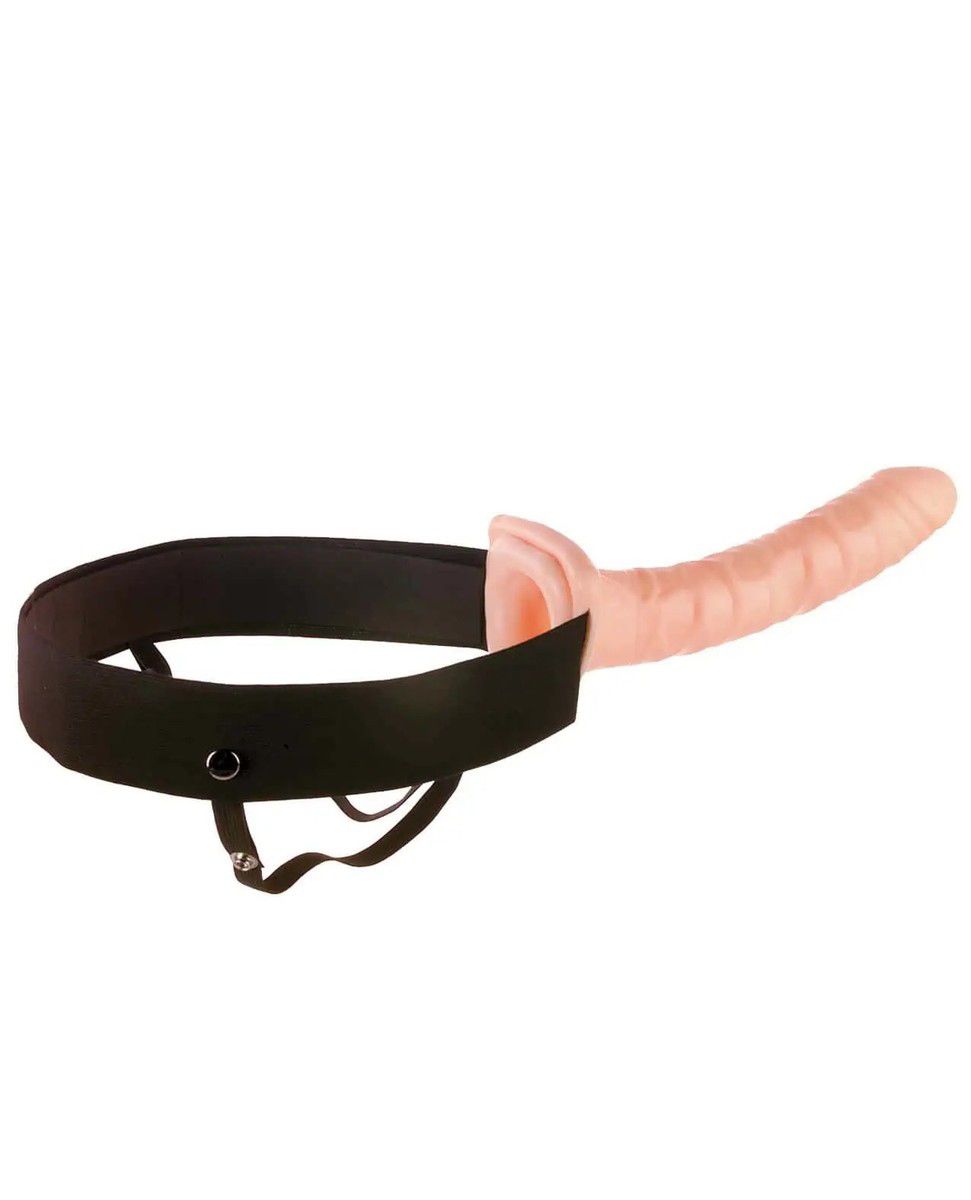 FETISH FANTASY HOLLOW STRAP-ON 10” – POTENCIA SIN VIBRACIÓN