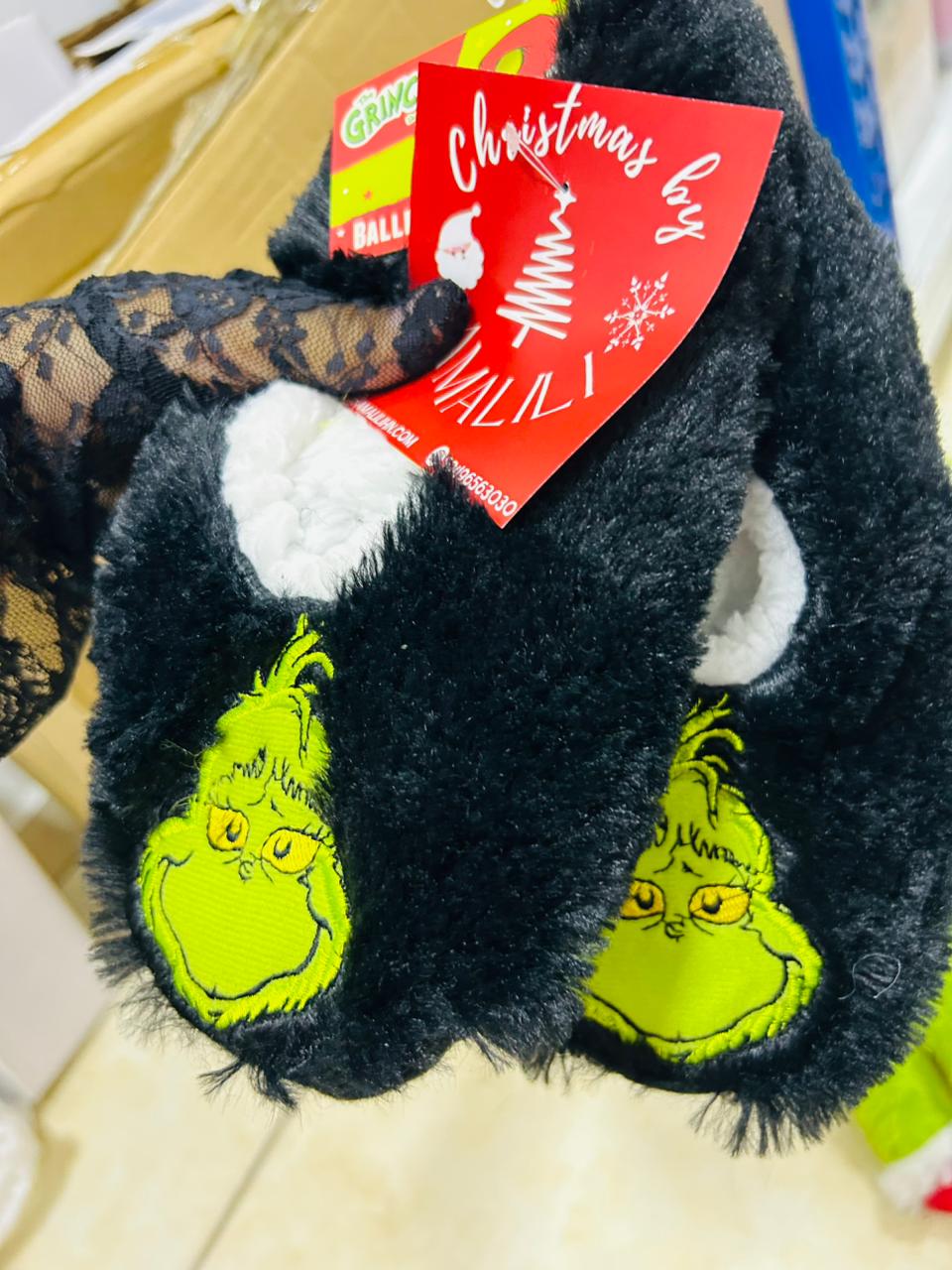 🎄 PANTUFLAS DEL GRINCH – CHRISTMAS BY AMALILI