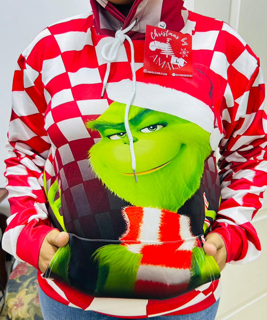 🎄 SUDADERA NAVIDEÑA GRINCH – EDICIÓN CHRISTMAS BY AMALILI 🎅