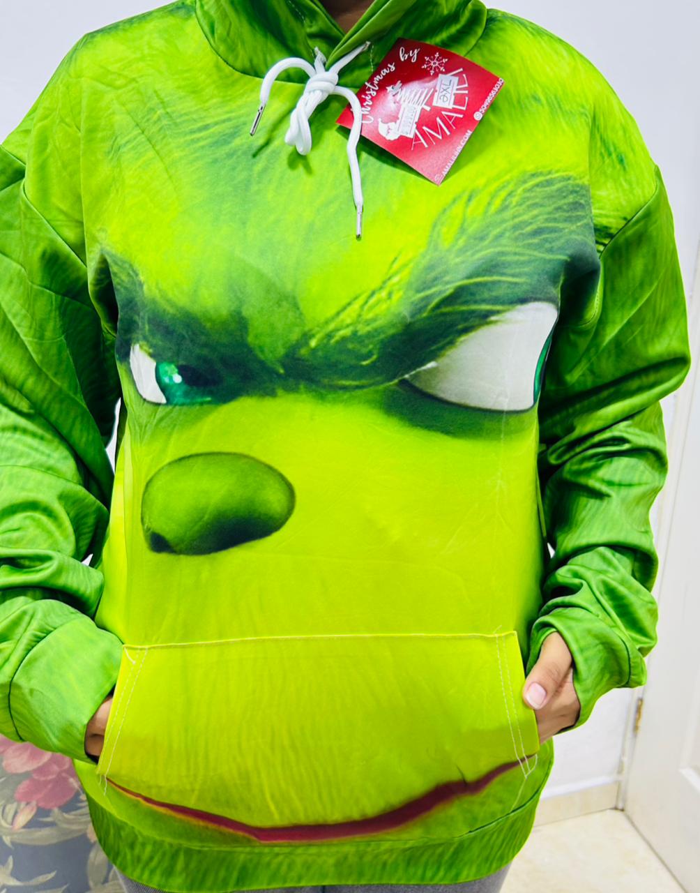 š SUDADERA NAVIDEĆA GRINCH ā EDICIĆN CHRISTMAS BY AMALILI š