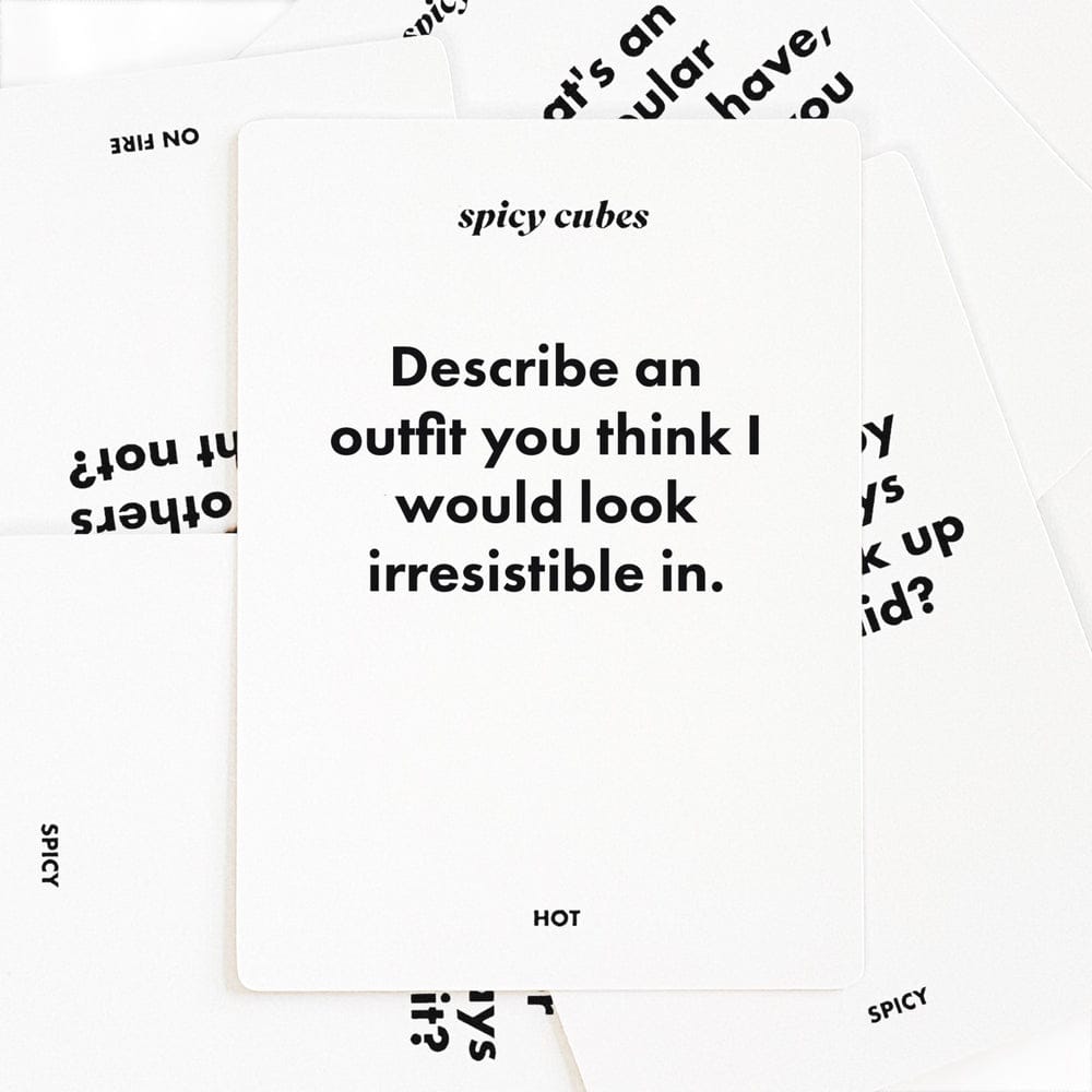 THE SPICY GAME – JUEGO DE CARTAS PICANTE PARA PAREJAS (69 CARTAS) | SPICY CUBES