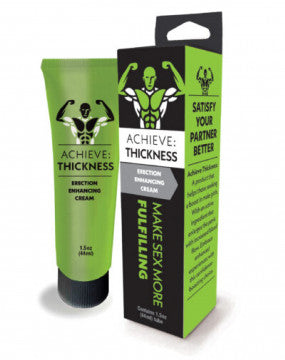 CREMA PARA MEJORAR LA ERECCION ENGRUESADOR - ACHIEVE THICKNESS  DE 1,50 ONZA