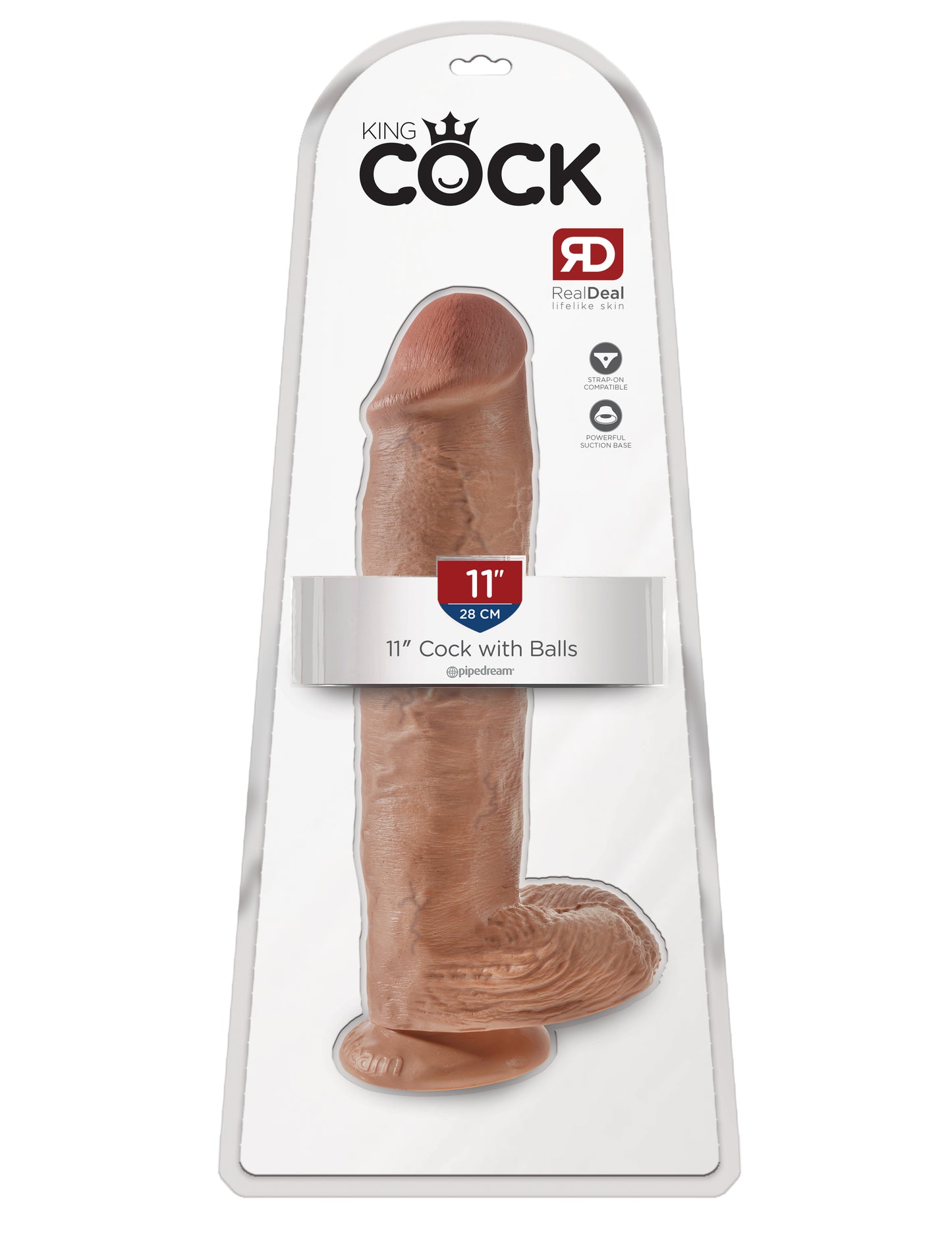 DILDO DE 11 PULGADAS KING COCK