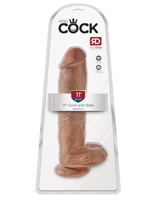 DILDO DE 11 PULGADAS KING COCK