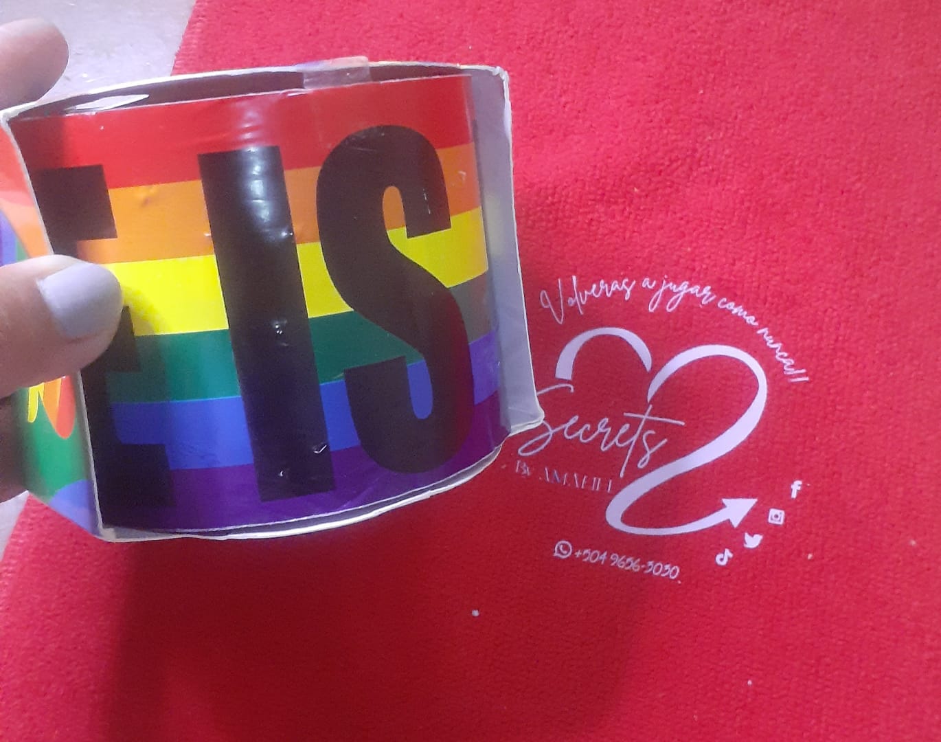CINTA PRIDE RAINBOW TAPE 100 FT LOVE IS LOVE