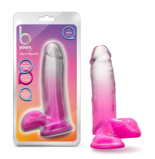 DILDO 7 PULGADAS FUSCIA - MAGNOLIA BY BYOURS