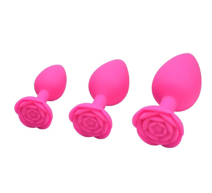 PLUG ANAL DE SILICONA MÉDICA COLOR ROSA UNIDAD