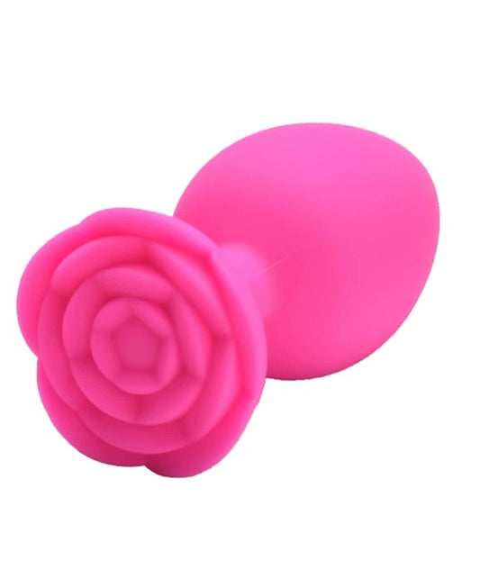 PLUG ANAL DE SILICONA MÉDICA COLOR ROSA UNIDAD