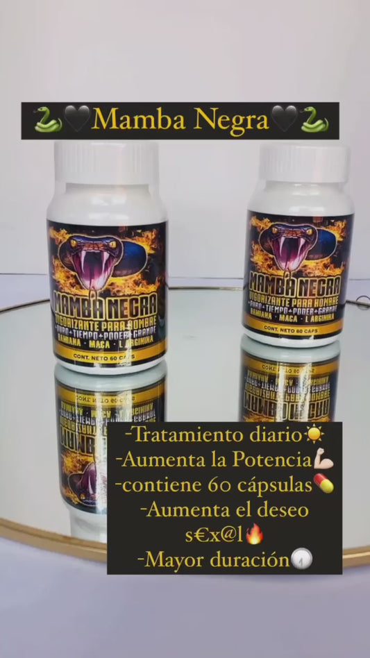 SUPLEMENTO SEXUAL MASCULINO MAMBA NEGRA