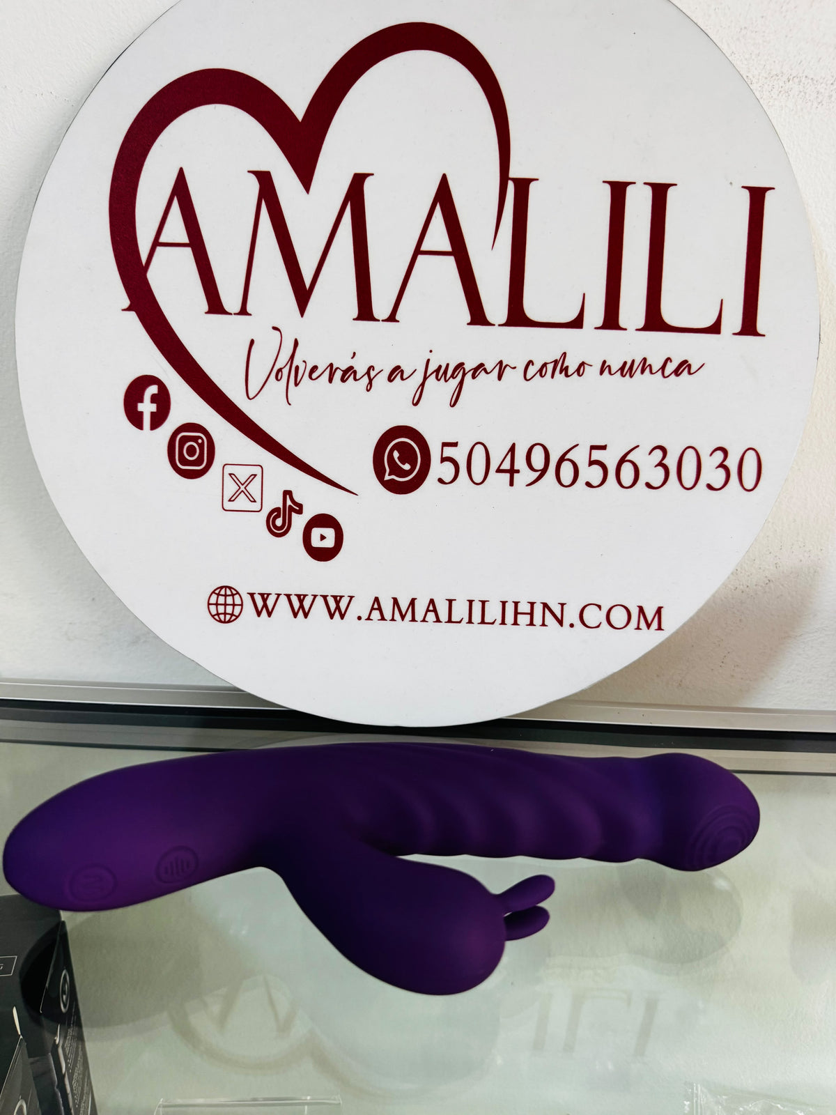 Vibrador Conejo Renata Recargable con movimiento | Doble Estimulación
