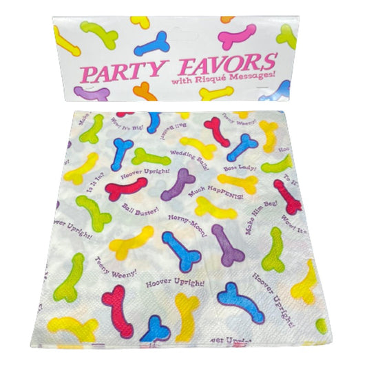 SERVILLETAS CON FORMAS DE PENE