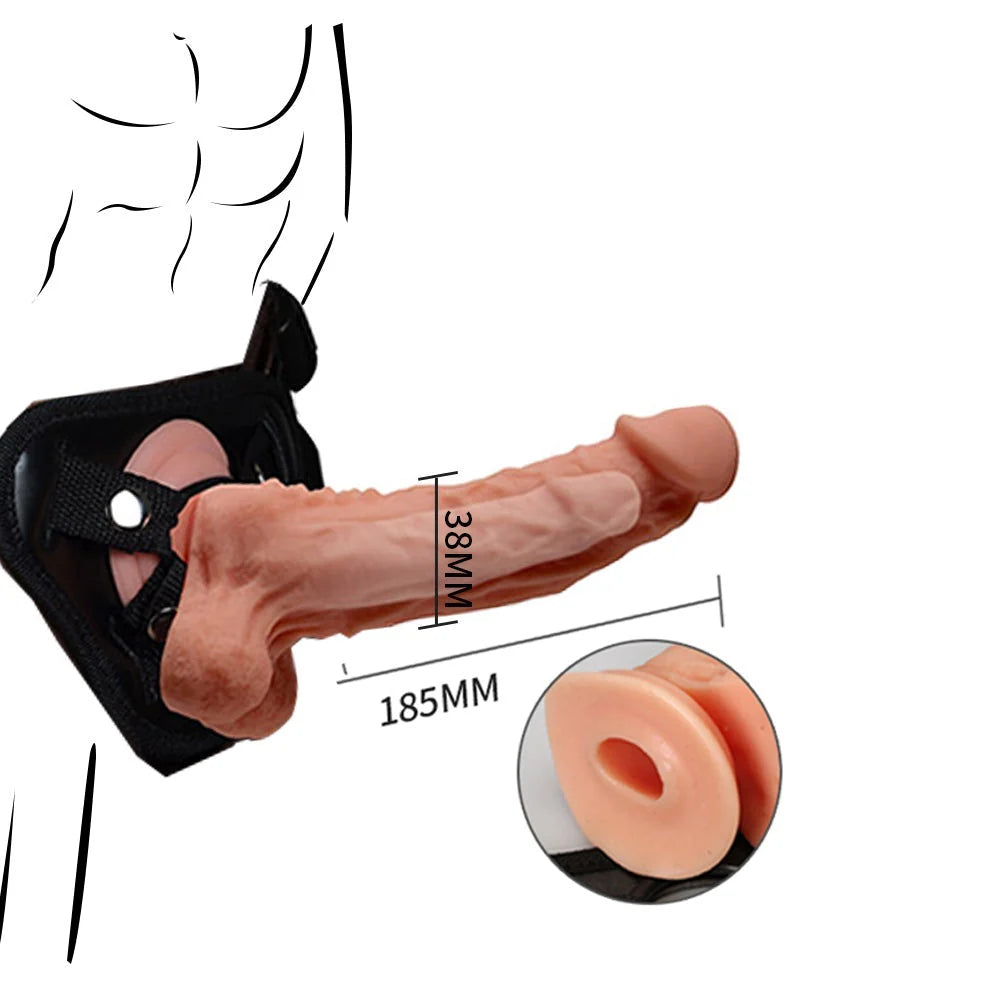 ARNES Y DILDO TIPO FUNDA MARS.