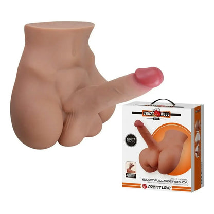 Torso Masculino Realista con Masturbador – 2 en 1 Crazy Bull