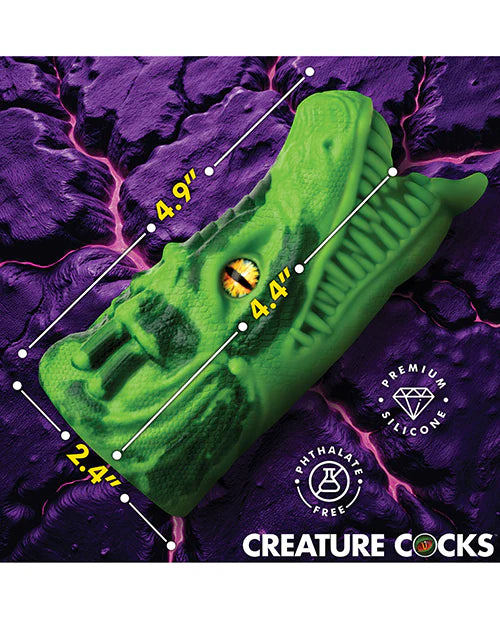 Masturbador Creature Cocks Dragon Tamer Silicone Stroker - Green