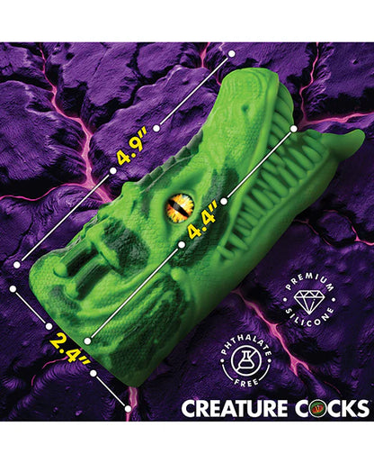 Masturbador Creature Cocks Dragon Tamer Silicone Stroker - Green