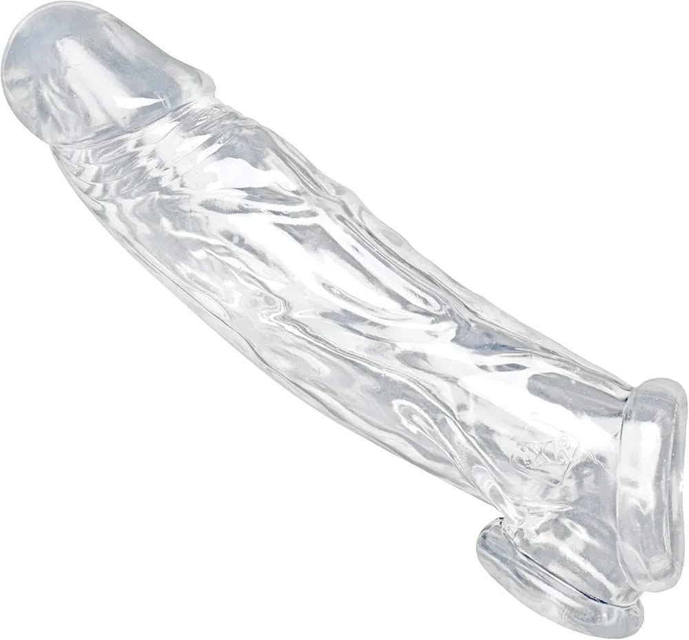 El Aumentador – Funda Extensora Transparente con Anillo para Testículos