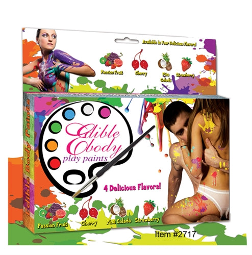PINTURAS COMESTIBLES PARA EL CUERPO – SET DE 4 SABORES DELICIOSOS