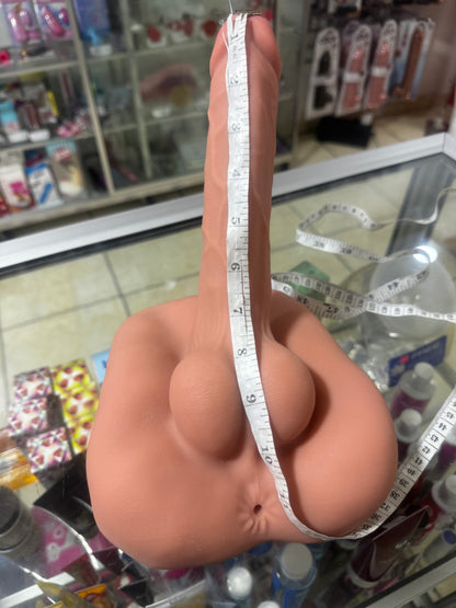 Torso masculino 2 en 1 Thomas con pene realista y masturbador anal