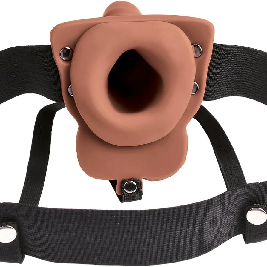Pipedream Fetish Fantasy – Arnés Strap-On Vibrador Hueco 6” Recargable