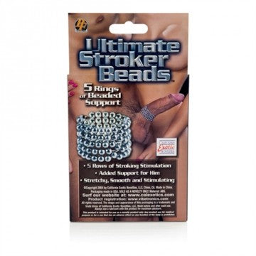 MEDIA FUNDA  DE 5 ANILLOS DE PERLAS ULTIMATE STROKER