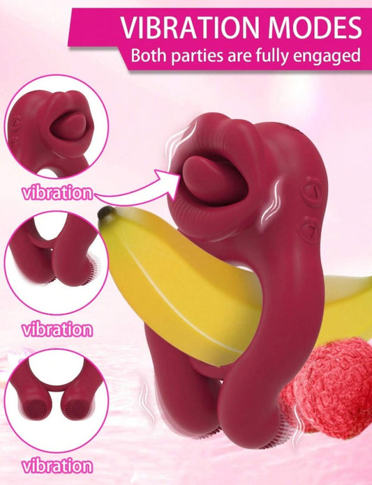 ANILLO VIBRADOR CON LENGUA