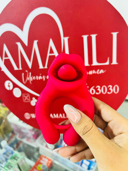 ANILLO VIBRADOR CON LENGUA