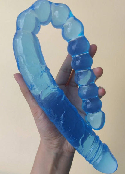 DILDO DOBLE PENETRACION AZUL