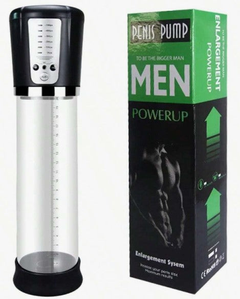 BOMBA DE ERECCIÓN ELÉCTRICA PARA HOMBRE – POWERUP ENLARGEMENT SYSTEM