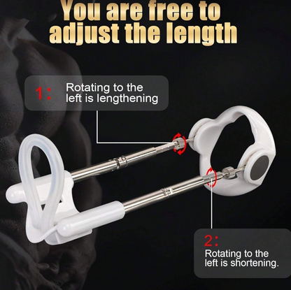 EXTENSOR DE PENE AJUSTABLE – DISPOSITIVO DE AGRANDAMIENTO MASCULINO | AUMENTO DE LONGITUD NATURAL Y PROGRESIVO