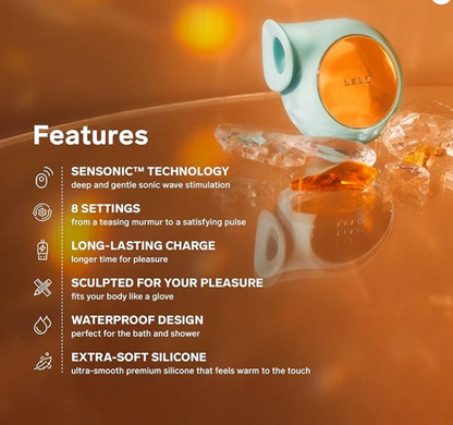 LELO SILA™ MASAJEDOR CLITORAL SONIC – PLACER SUAVE Y ENVOLVENTE