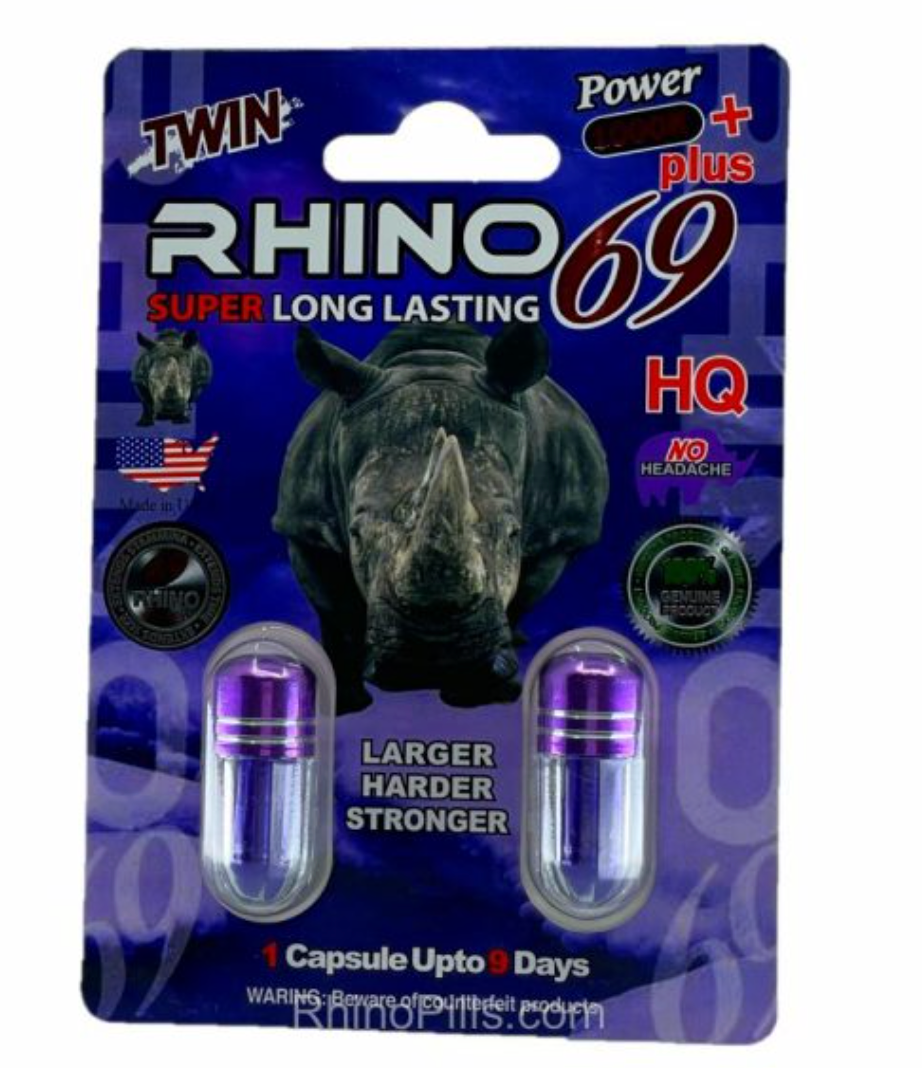 TWIN RHINO 69 – SUPLEMENTO MASCULINO DE LARGA DURACIÓN