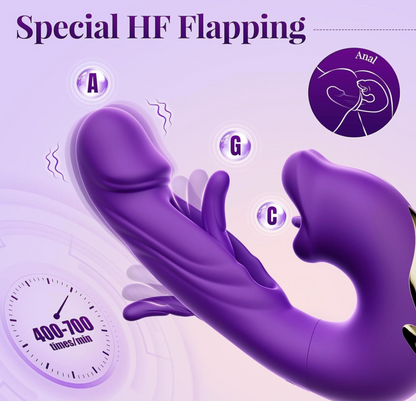 VIBRADOR ALEXA 4 EN 1 MULTIFUNCIÓN – TODO EN UNO 🔥💦