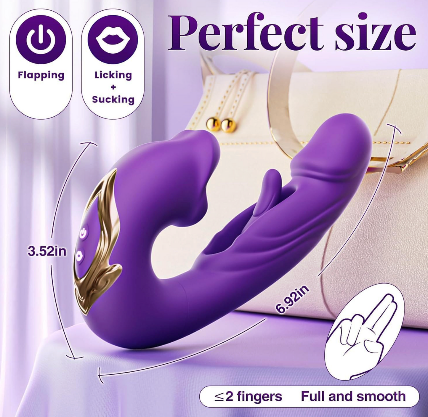 VIBRADOR ALEXA 4 EN 1 MULTIFUNCIÓN – TODO EN UNO 🔥💦