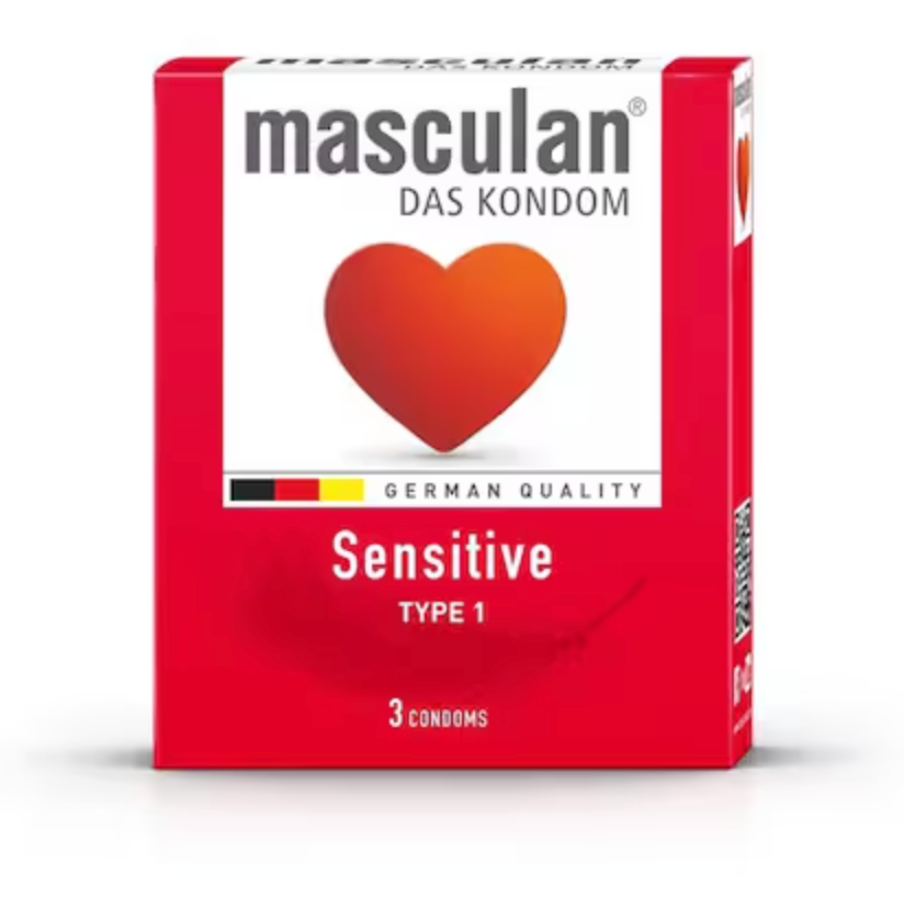 CONDONES MASCULAN SENSITIVE TYPE 1 – PAQUETE DE 3 UNIDADES