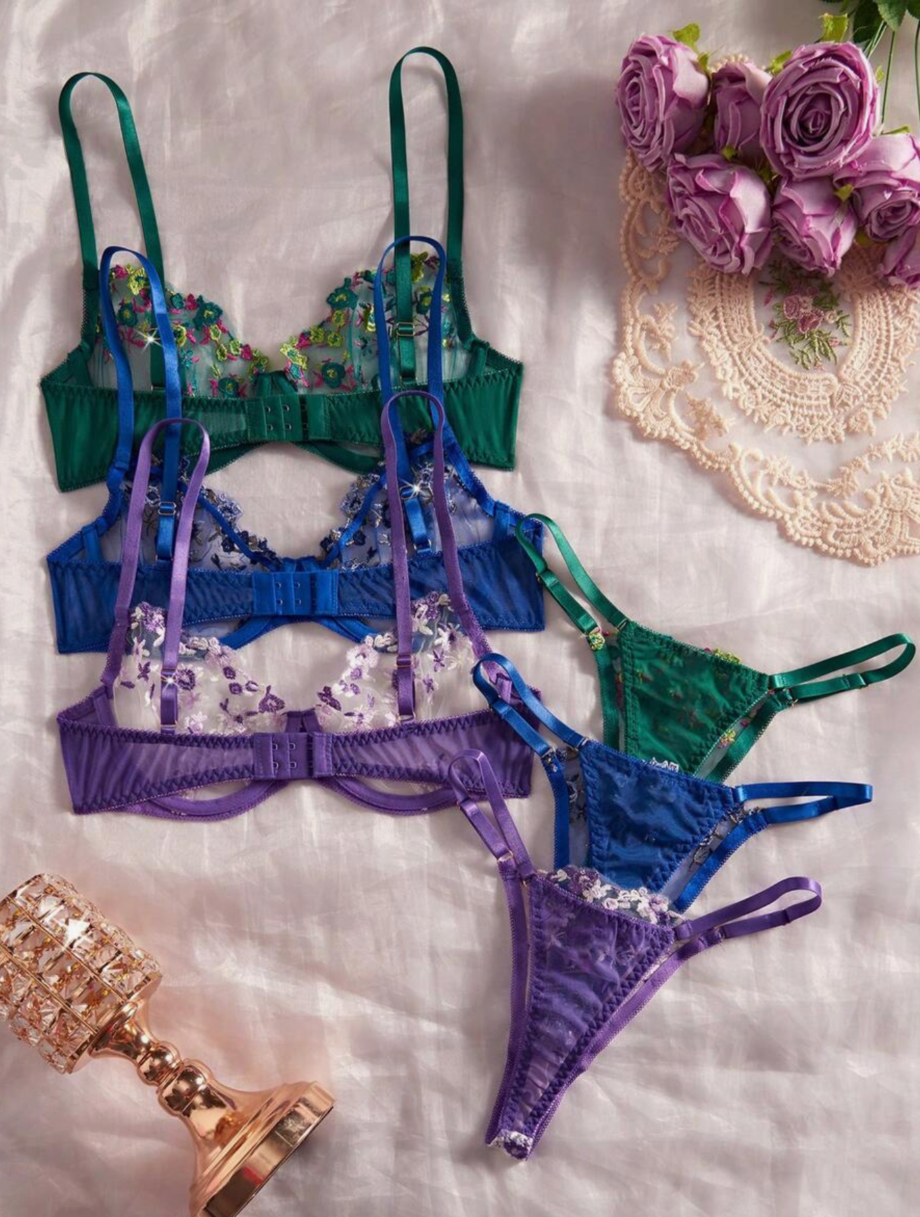 SET DE DOS PIEZAS LENCERIA SEXY POR UNIDAD