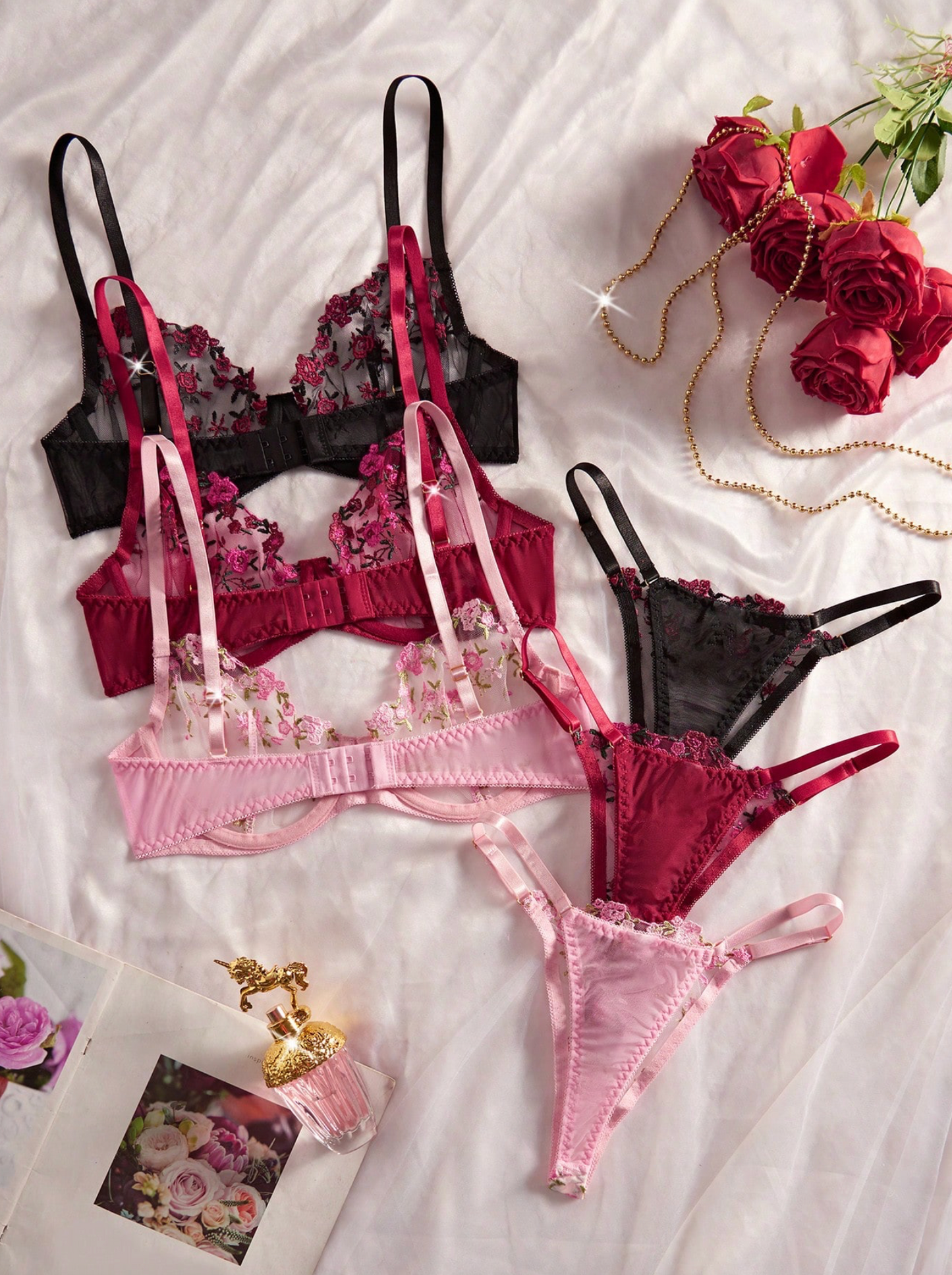 SET DE DOS PIEZAS LENCERIA SEXY POR UNIDAD